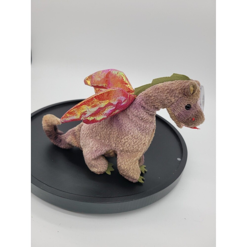 Ty Beanie Babies Scorch Rare Retired Collection Mythical Dragon 1998